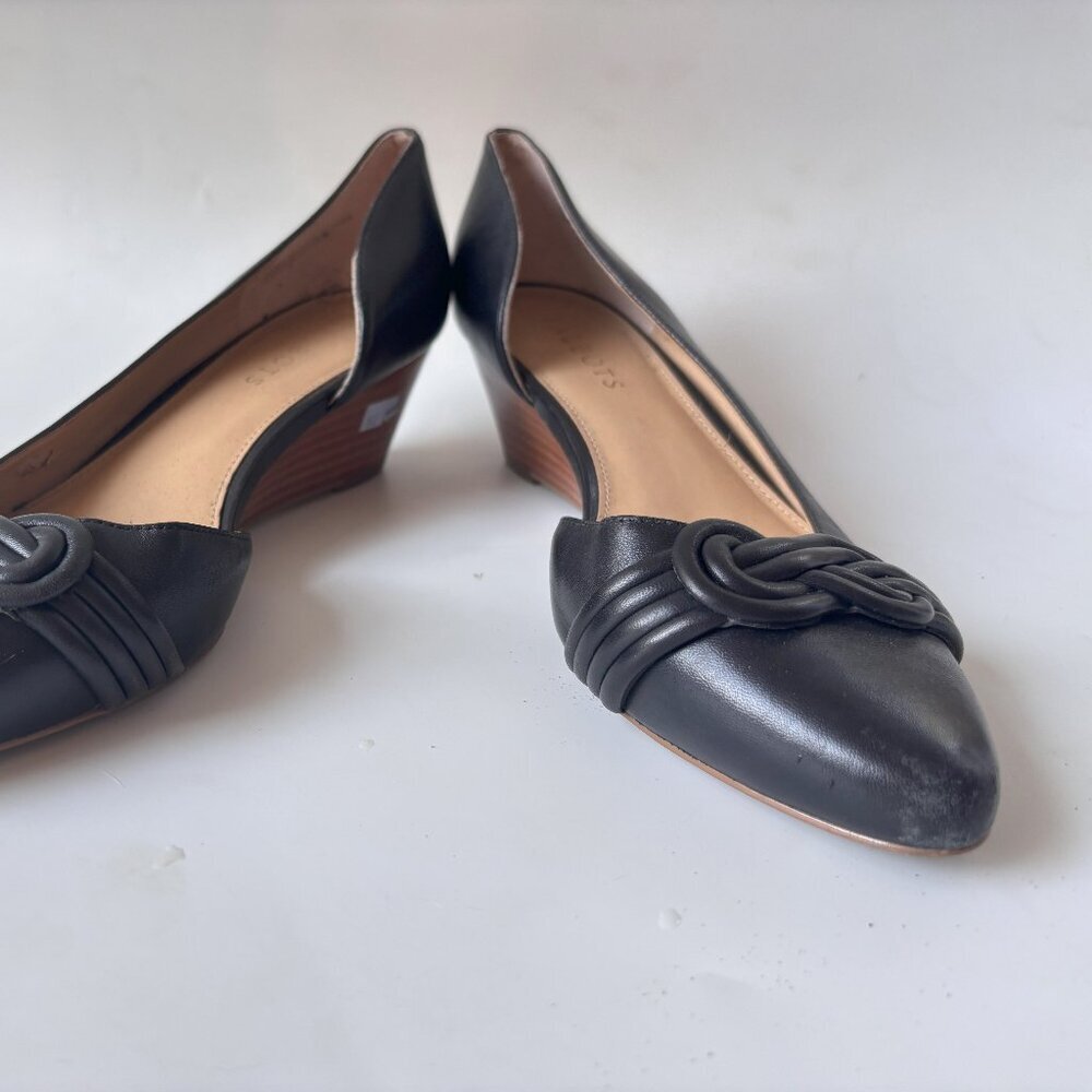 Talbots Leather Wood Heels